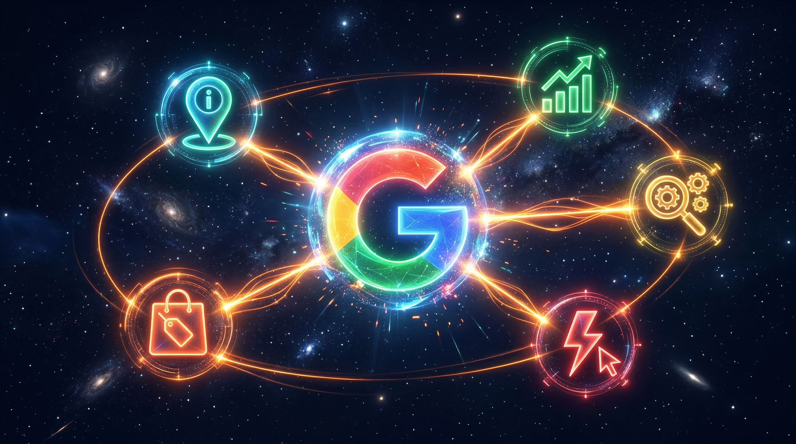 The 5 Legs of Google — Business Profile, Analytics, Search Console, Ads, Merchant Center